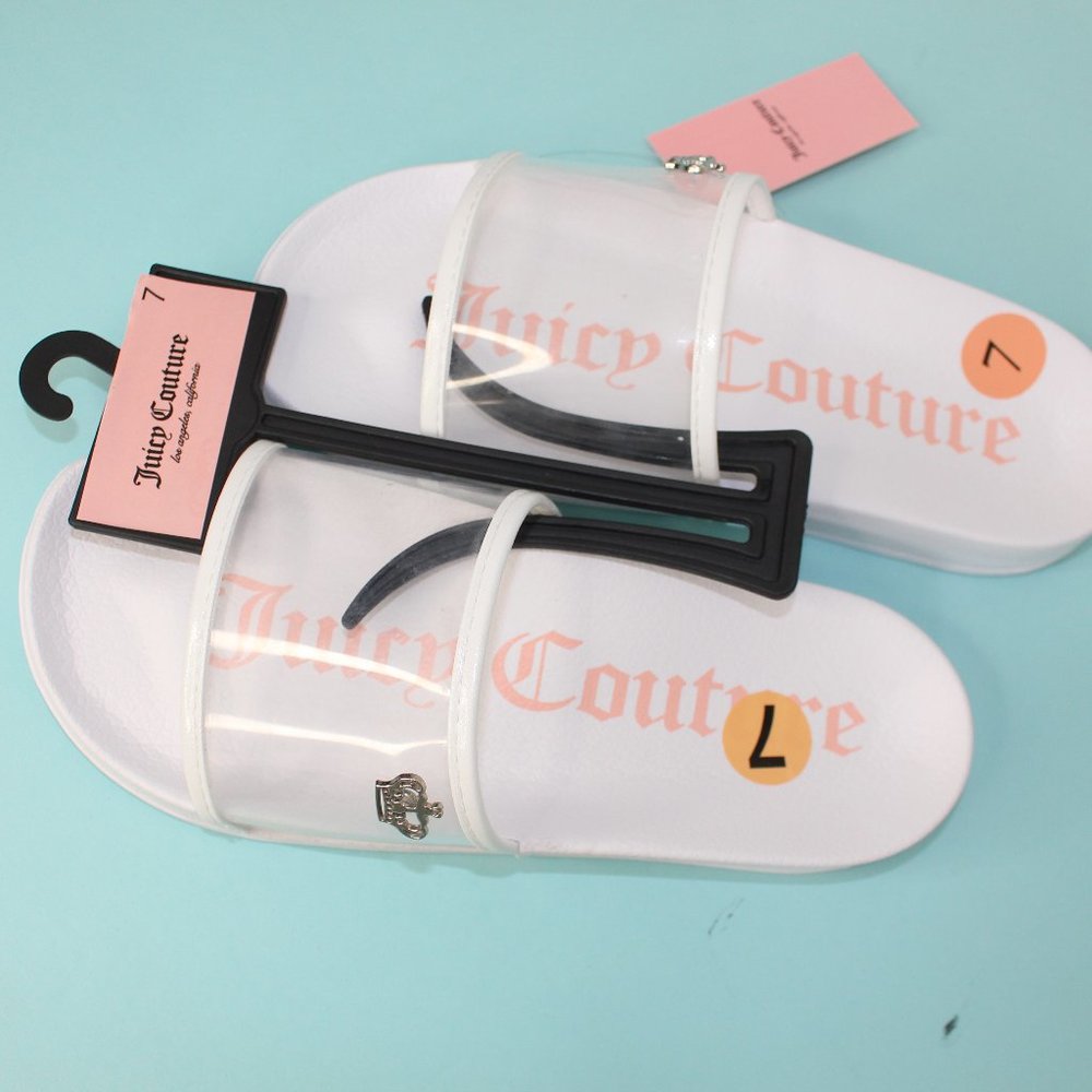 Juicy Couture Clear Slides // NWT